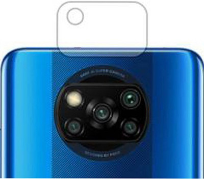 DAFFIN Back Camera Lens Glass Protector for Poco X3(Pack of: 1)