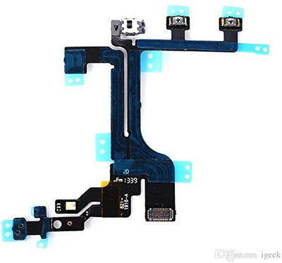 Shockware Power On-Off Volume Sound Up Down Key Flex Cable_46 iPhone 5C Power ON/OFF Button