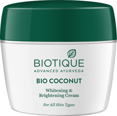 Biotique Bio Coconut Whitening & Brightening Cream 175Gm  (175 g)