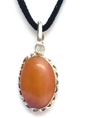 AIR9999 Natural Carnelian Crystal OvalPendant For Men And Women Reiki Healing Carnelian Metal Pendant