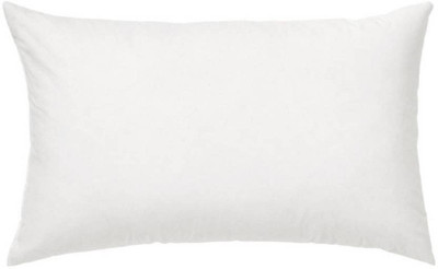Merry Fashion Polyester Fibre Solid Sleeping Pillow Pack of 1(White)