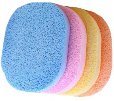 PINNER 4pcs Facial Sponge Natural Reusable Soft Cleansing Sponge