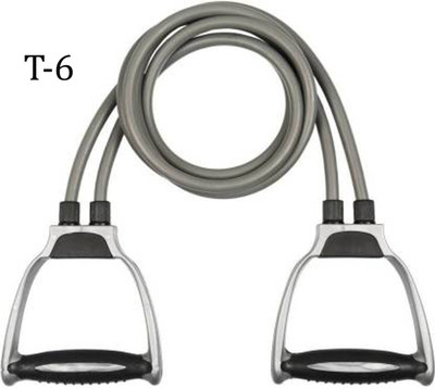 Y2M Pull Rope Exercise Bands Strength Rubber Pilates Fitness Resistance Tube Resistance Tube(Grey)