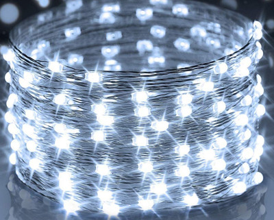 MIRADH 30 LEDs 10 m White Steady String Rice Lights(Pack of 1)