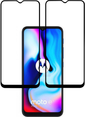 VAlight Edge To Edge Tempered Glass for MOTOROLA MOTO E7 PLUS(Pack of 2)