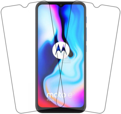 VAlight Tempered Glass Guard for MOTOROLA MOTO E7 PLUS(Pack of 2)
