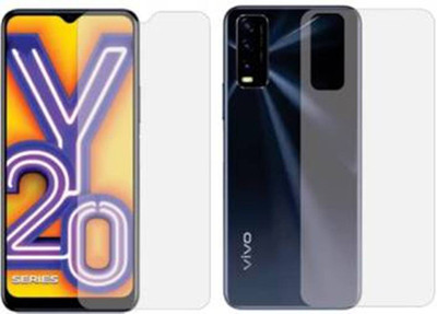 RUNEECH Front and Back Screen Guard for Vivo Y20(Pack of 2)