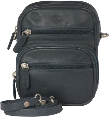 Leatherman Fashion Black Sling Bag Genuine Leather black small sling bag