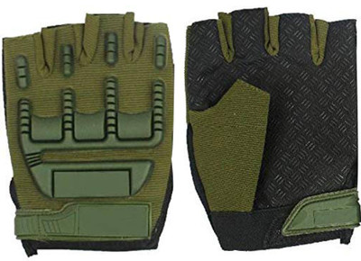 Aadikart SUPERIOR QUALITY BIKE RACING GLOVE-901 Riding Gloves(Green)