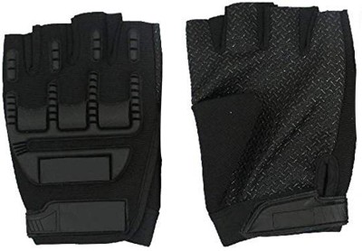 Aadikart SUPERIOR QUALITY BIKE RACING GLOVE-901 Riding Gloves(Black)