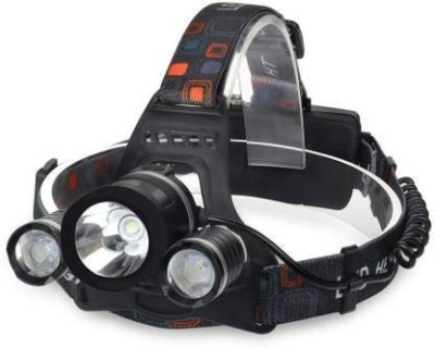 jamunesh Headlamp flashlight LED- Rechargeable 18650 headlight flashlights Waterproof Torch(Multicolor, 10 cm, Rechargeable)