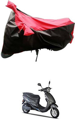 Blossom Trendz Two Wheeler Cover for Avon(Red, Black)