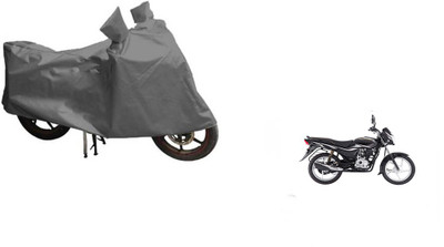 MOTOWORLD Waterproof Two Wheeler Cover for Bajaj(Platina 100 DTS-i, Grey)