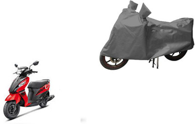 RPSENTTERPR Waterproof Two Wheeler Cover for Suzuki(Let's, Grey)