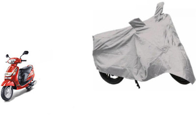 RPSENTTERPR Waterproof Two Wheeler Cover for Mahindra(Duro DZ, Silver)