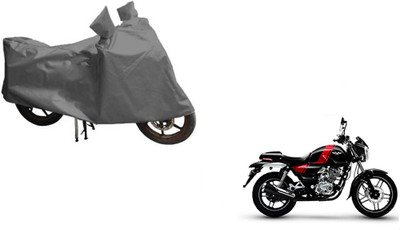 MOTOWORLD Waterproof Two Wheeler Cover for Bajaj(V 150, Grey)