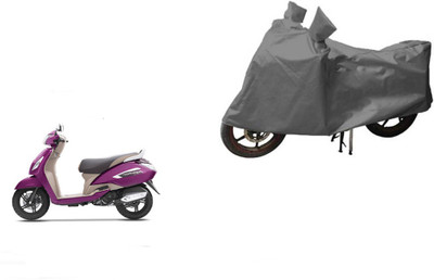 JVBRANGI Waterproof Two Wheeler Cover for TVS(Jupiter, Grey)