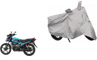 RPSENTTERPR Waterproof Two Wheeler Cover for Honda(Passion Pro TR, Silver)