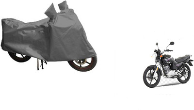 MOTOWORLD Waterproof Two Wheeler Cover for Yamaha(Libero, Grey)