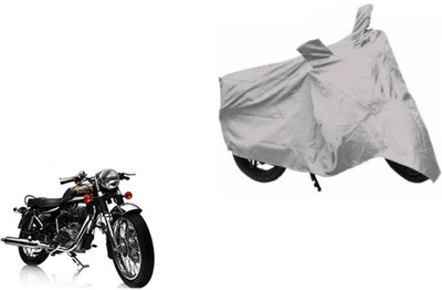 RPSENTTERPR Waterproof Two Wheeler Cover for Royal Enfield(Electra Delux, Silver)