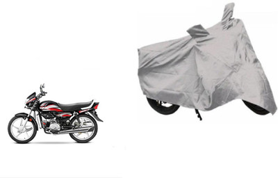 RPSENTTERPR Waterproof Two Wheeler Cover for Hero(CD deluxe, Silver)