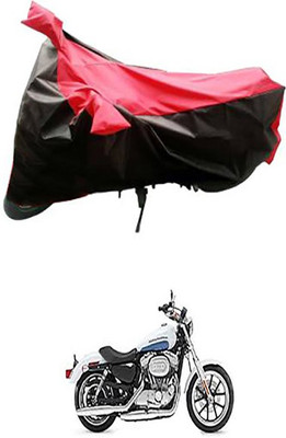 Autogard Two Wheeler Cover for Harley Davidson(Red, Blue)