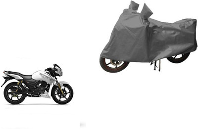 RPSENTTERPR Waterproof Two Wheeler Cover for TVS(Apache RTR 180, Grey)