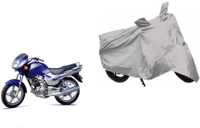 RPSENTTERPR Waterproof Two Wheeler Cover for TVS(Victor GLX, Silver)