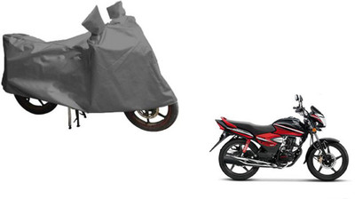 MOTOWORLD Waterproof Two Wheeler Cover for Honda(CB Shine, Grey)