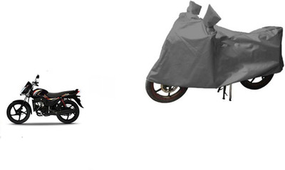 JVBRANGI Waterproof Two Wheeler Cover for Mahindra(Pantero, Grey)