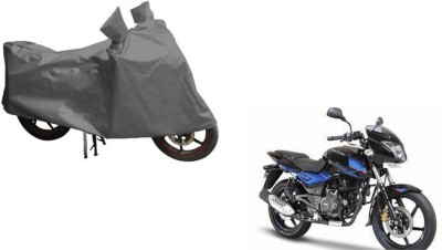 MOTOWORLD Waterproof Two Wheeler Cover for Bajaj(Pulsar 150 DTS-i, Grey)