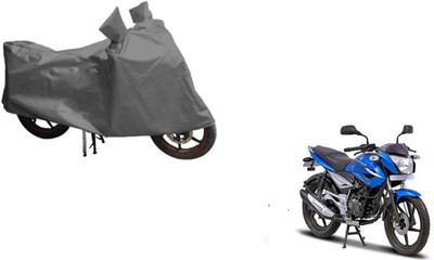 MOTOWORLD Waterproof Two Wheeler Cover for Bajaj(XCD 125cc, Grey)