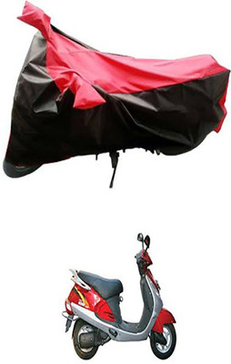 Blossom Trendz Two Wheeler Cover for Kinetic(Red, Blue)