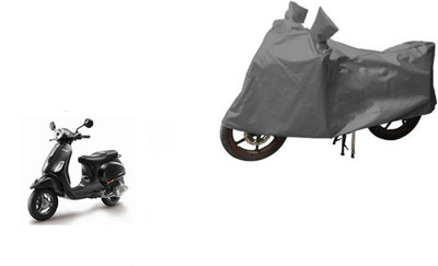 RPSENTTERPR Waterproof Two Wheeler Cover for Piaggio(Vespa LX, Grey)