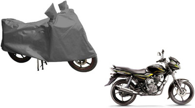 MOTOWORLD Waterproof Two Wheeler Cover for Bajaj(Discover 100 DTS-i, Grey)