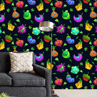 Artzfolio Art & Paintings Multicolor Wallpaper(549 cm x 102 cm)