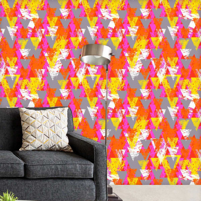 Artzfolio Vinyl Art & Paintings Multicolor Wallpaper(L x W: 549 cm x 102 cm)
