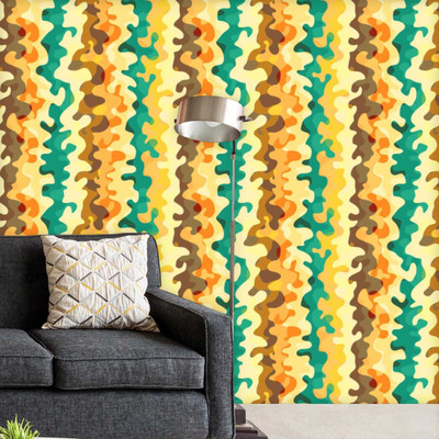 Artzfolio Art & Paintings Multicolor Wallpaper(549 cm x 102 cm)