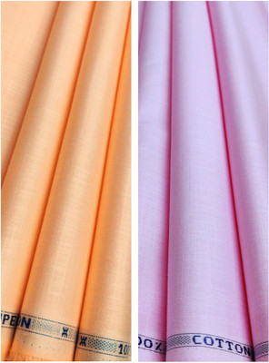 SUBHDIN Pure Cotton Solid Shirt Fabric