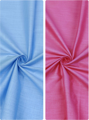 SUBHDIN Pure Cotton Solid Shirt Fabric