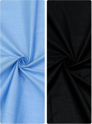 SUBHDIN Pure Cotton Solid Shirt Fabric