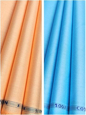 SUBHDIN Pure Cotton Solid Shirt Fabric