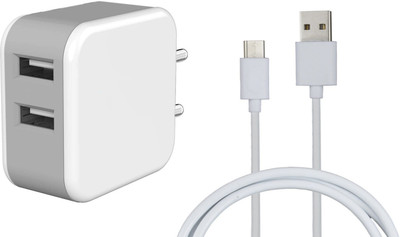A2 Gold 12 W 3.1 A Wall Charger for Mobile with Detachable Cable(White, Cable Included)