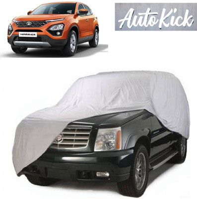 AutoKick Car Cover For Tata Harrier (Without Mirror Pockets)(Silver)