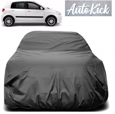 AutoKick Car Cover For Nissan Go (Without Mirror Pockets)(Grey)