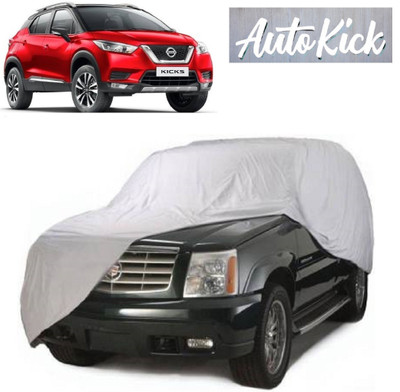 AutoKick Car Cover For Nissan Kicks (Without Mirror Pockets)(Silver)