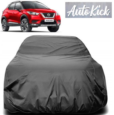 AutoKick Car Cover For Nissan Kicks (Without Mirror Pockets)(Grey)