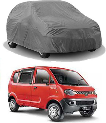 Kuchipudi Car Cover For Mahindra Jeeto (Without Mirror Pockets)(Grey)