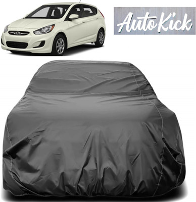 AutoKick Car Cover For Hyundai Accent (Without Mirror Pockets)(Grey)