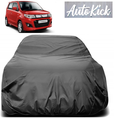 AutoKick Car Cover For Maruti Suzuki WagonR Stingray (Without Mirror Pockets)(Grey)